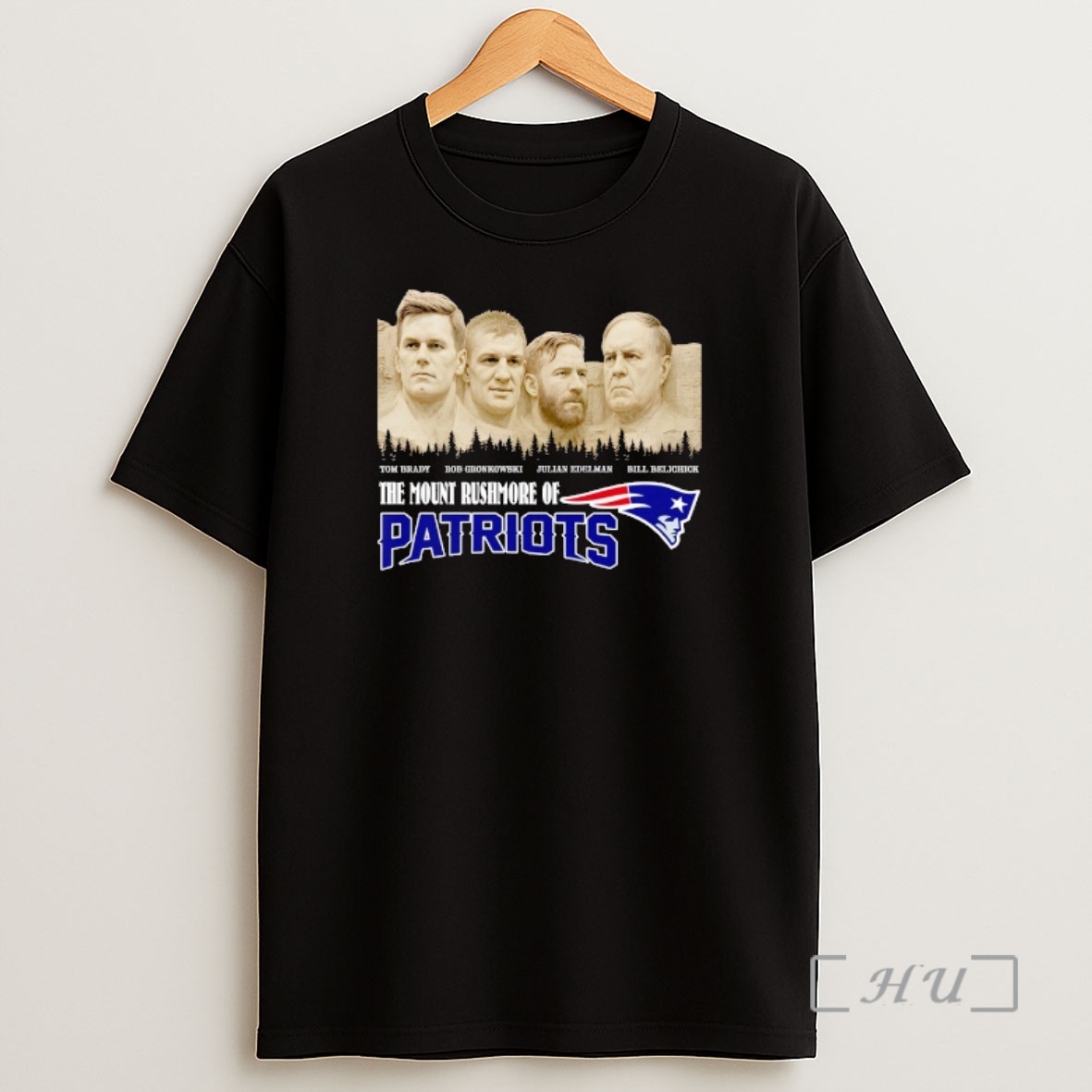 Officials Tom Brady Rob Gronkowski Julian Edelman Bill Belichick The Mount Rushmore Of New England Patriots Shirt Sweatshirt Tee