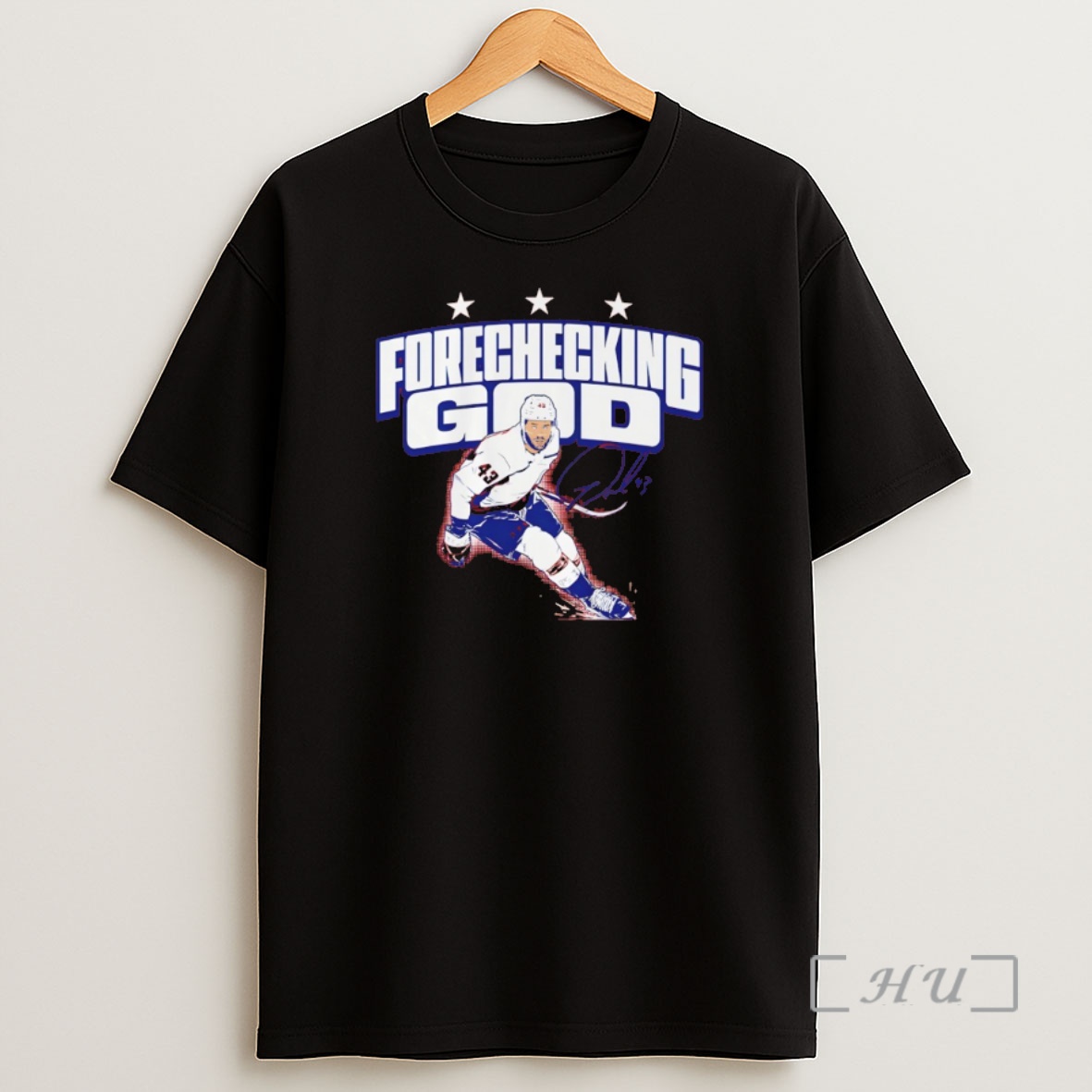 Officials Tom Wilson Washington Capitals Hockey Nhl Forechecking God Signature Shirt Sweatshirt Tee