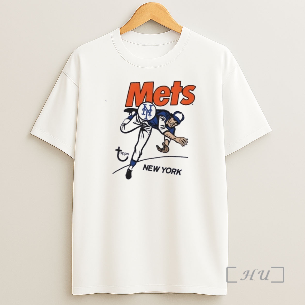 Officials Topps New York Mets Raglan Shirt Sweatshirt Tee