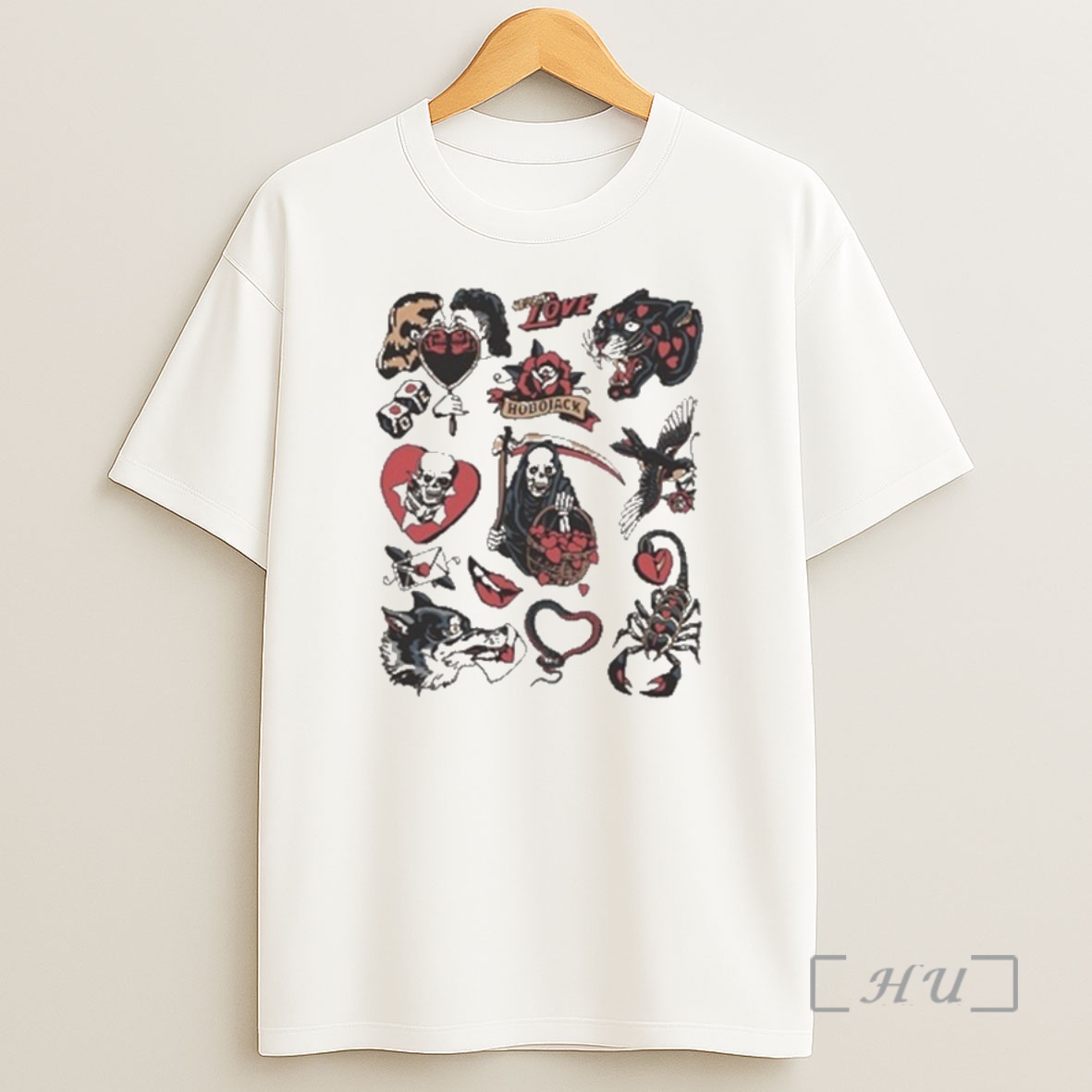 Officials Tough Love Front Back Bone Shirt Sweatshirt Tee