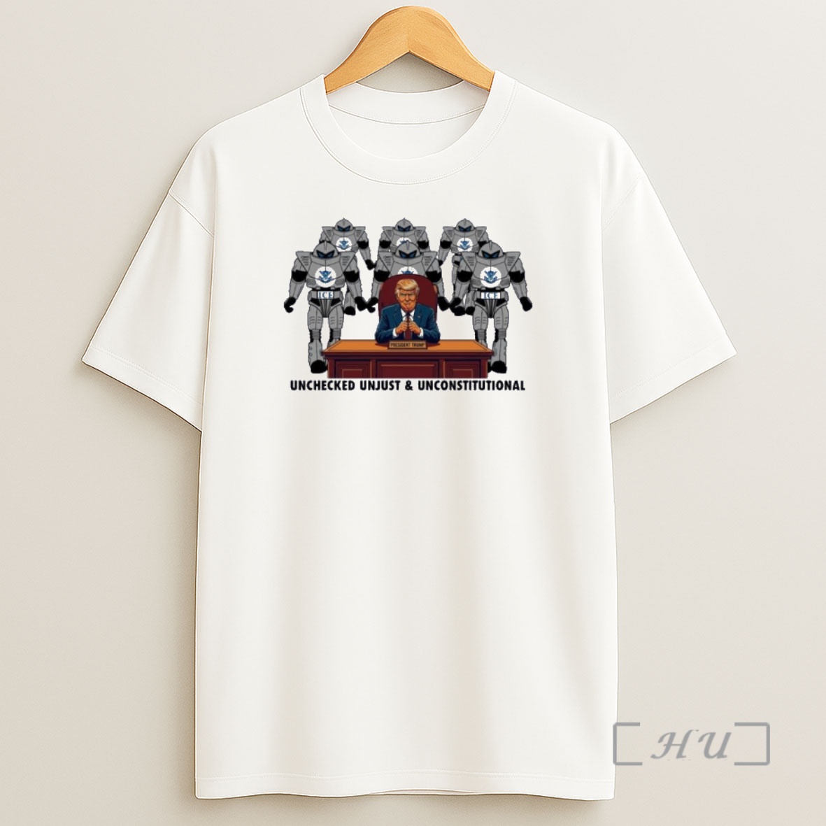 Officials Trump Ice Unchecked Unjust Unconstitutional Shirt Sweatshirt Tee