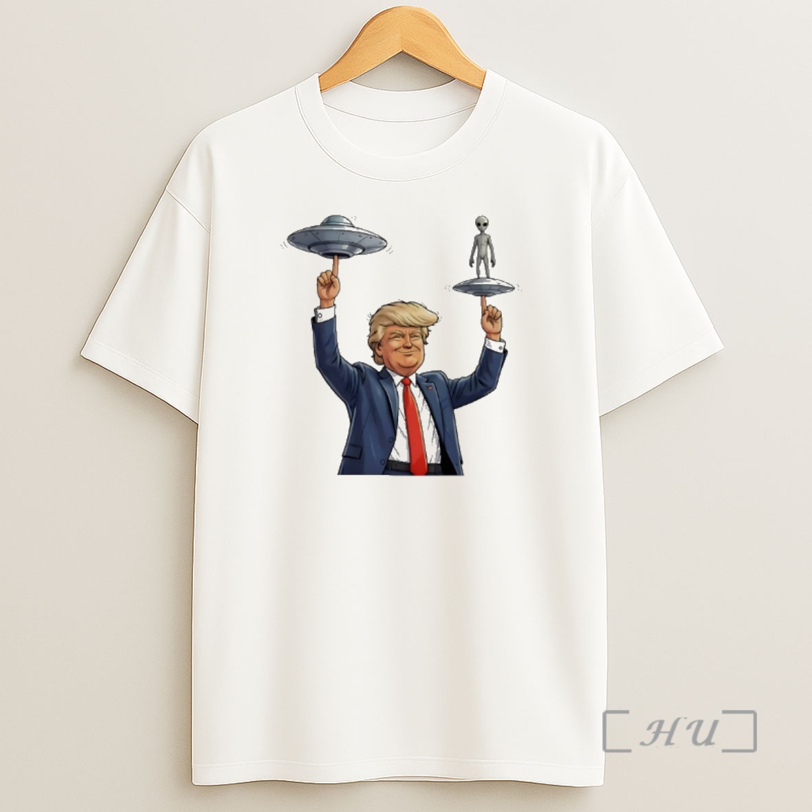 Officials Trump Balancing Alien And Ufo Spinner Cartoon Shirt Sweatshirt Tee