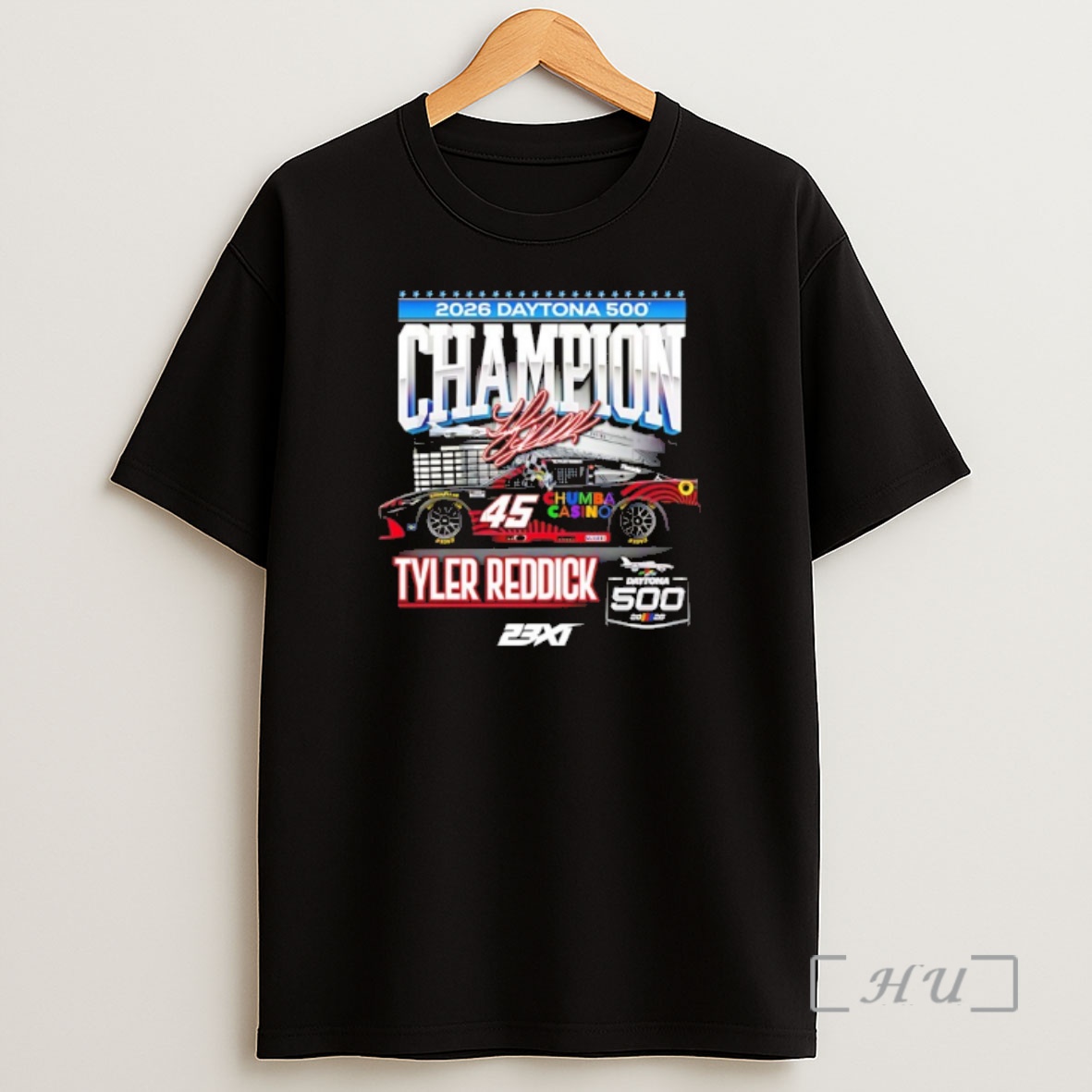 Officials Tyler Reddick 2026 Daytona 500 Champion Signature Shirt Sweatshirt Tee