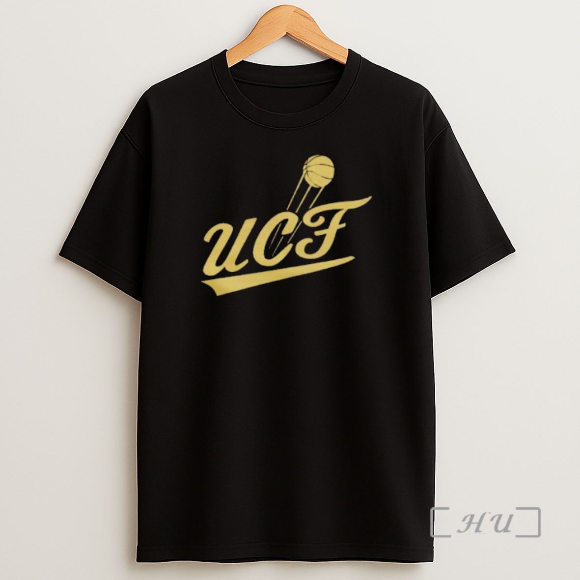 Officials Ucf Knights Script Graphic With Basketball Motion Shirt Sweatshirt Tee