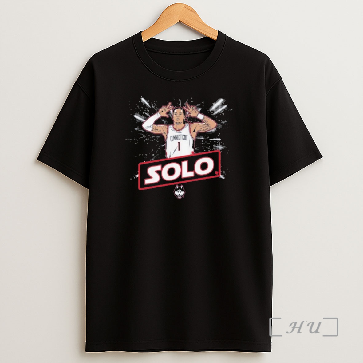 Officials Uconn Basketball Solo Ball Name Pose Shirt Sweatshirt Tee