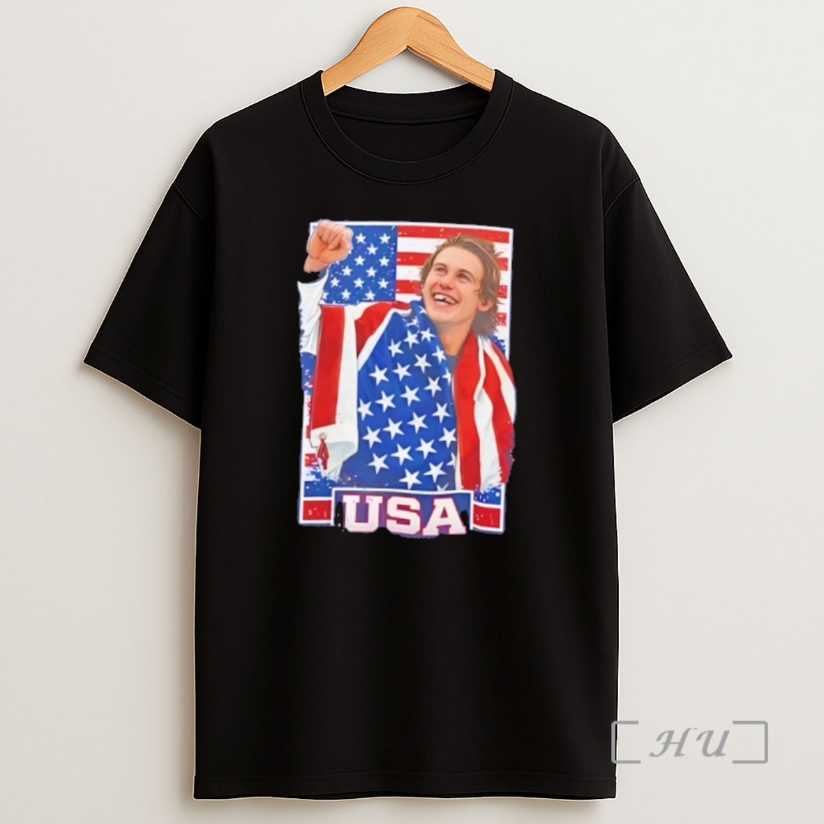 Officials Usa Gold Hockey Jack Hughes Patriotic Hockey Shirt Sweatshirt Tee