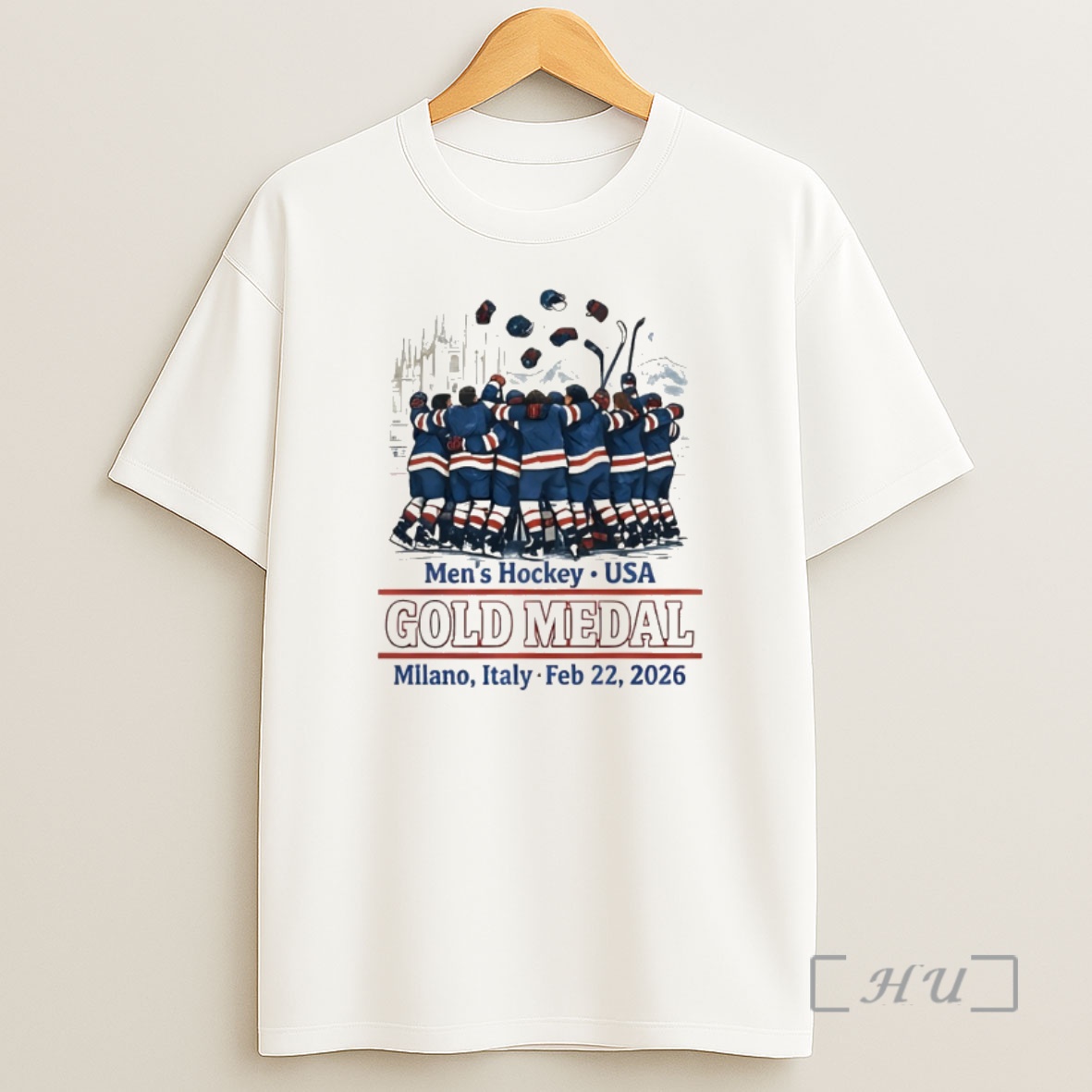 Officials Usa Gold Hockey Mens Hockey Usa Gold Medal Milano Italy Feb 2026 Championship Keepsake Shirt Sweatshirt Tee
