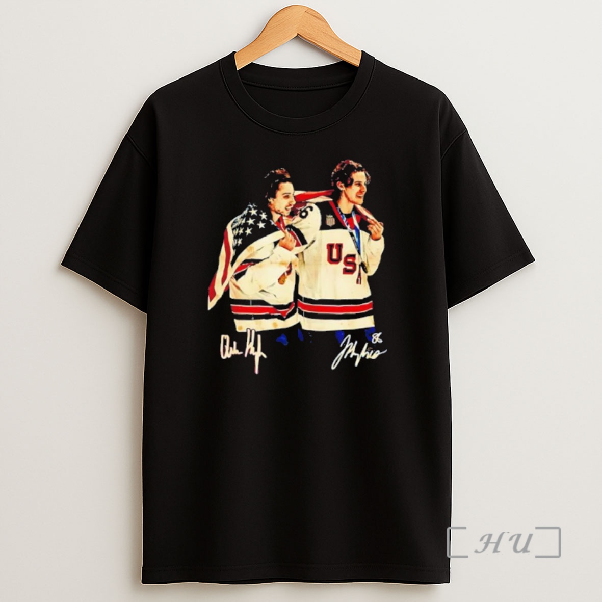 Officials Usa Gold Medal Hockey Champion Jack Hughes Quinn Hughes Brothers Hockey Signatures Shirt Sweatshirt Tee