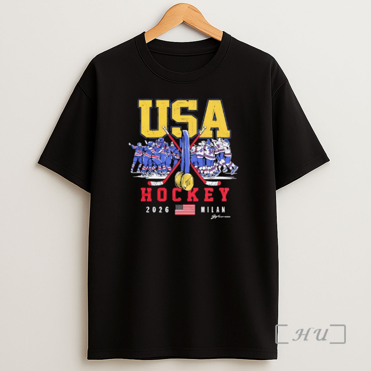 Officials Usa Hockey 2026 Olympic Gold Medals 2026 Milan Shirt Sweatshirt Tee