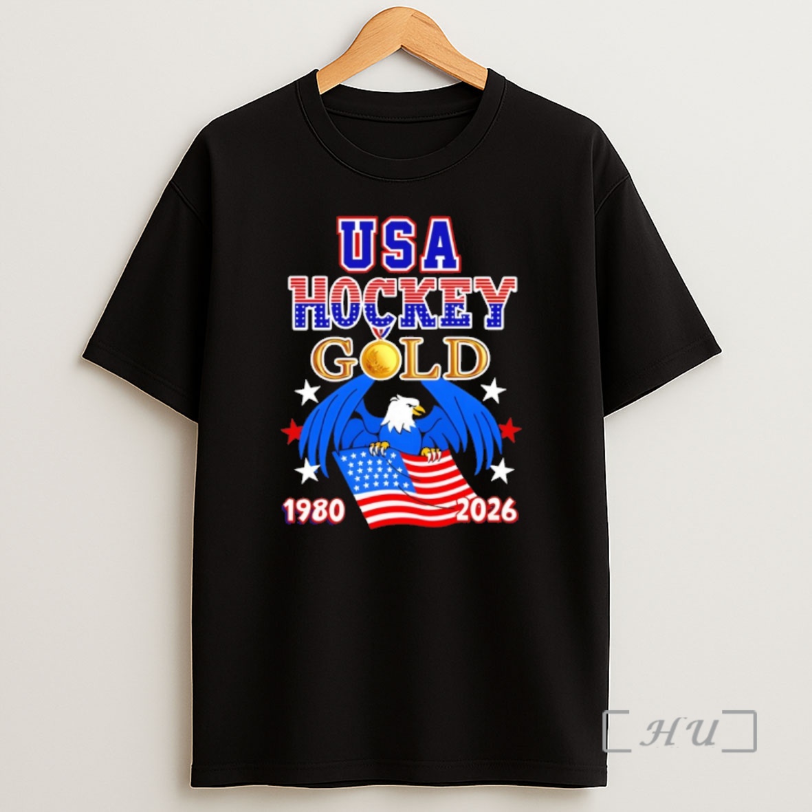 Officials Usa Hockey Gold American Flag 1980 2026 Olympic Milano Cortina 2026 Winter Sports Shirt Sweatshirt Tee