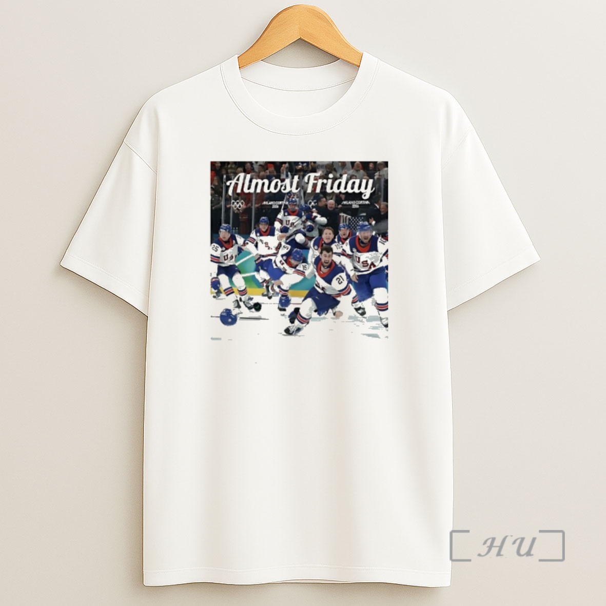 Officials Usa Hockey Miracle On Ice Almost Friday Shirt Sweatshirt Tee