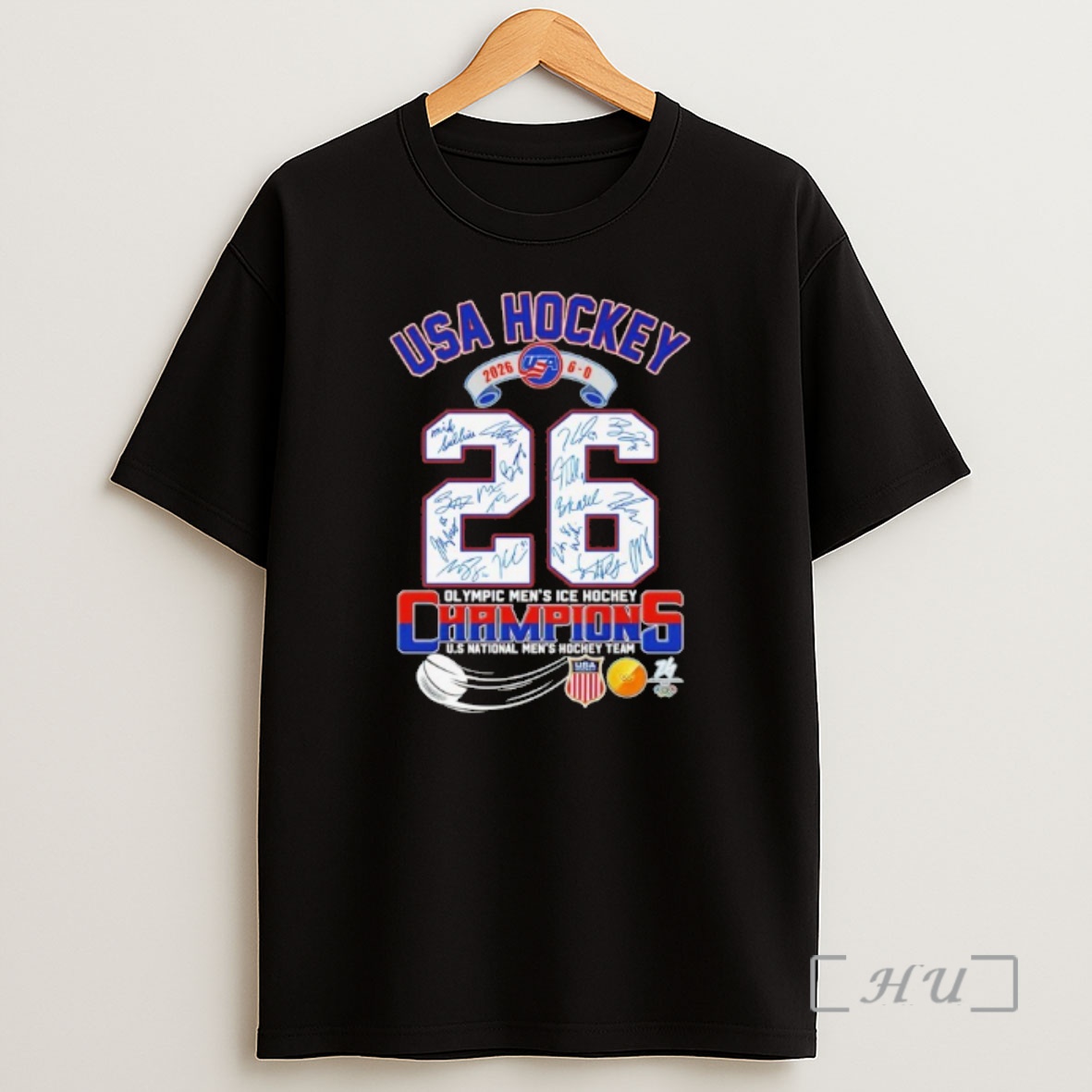 Officials Usa Hockey Olympic Mens Ice Hockey Champions U Shirt Sweatshirt Tee