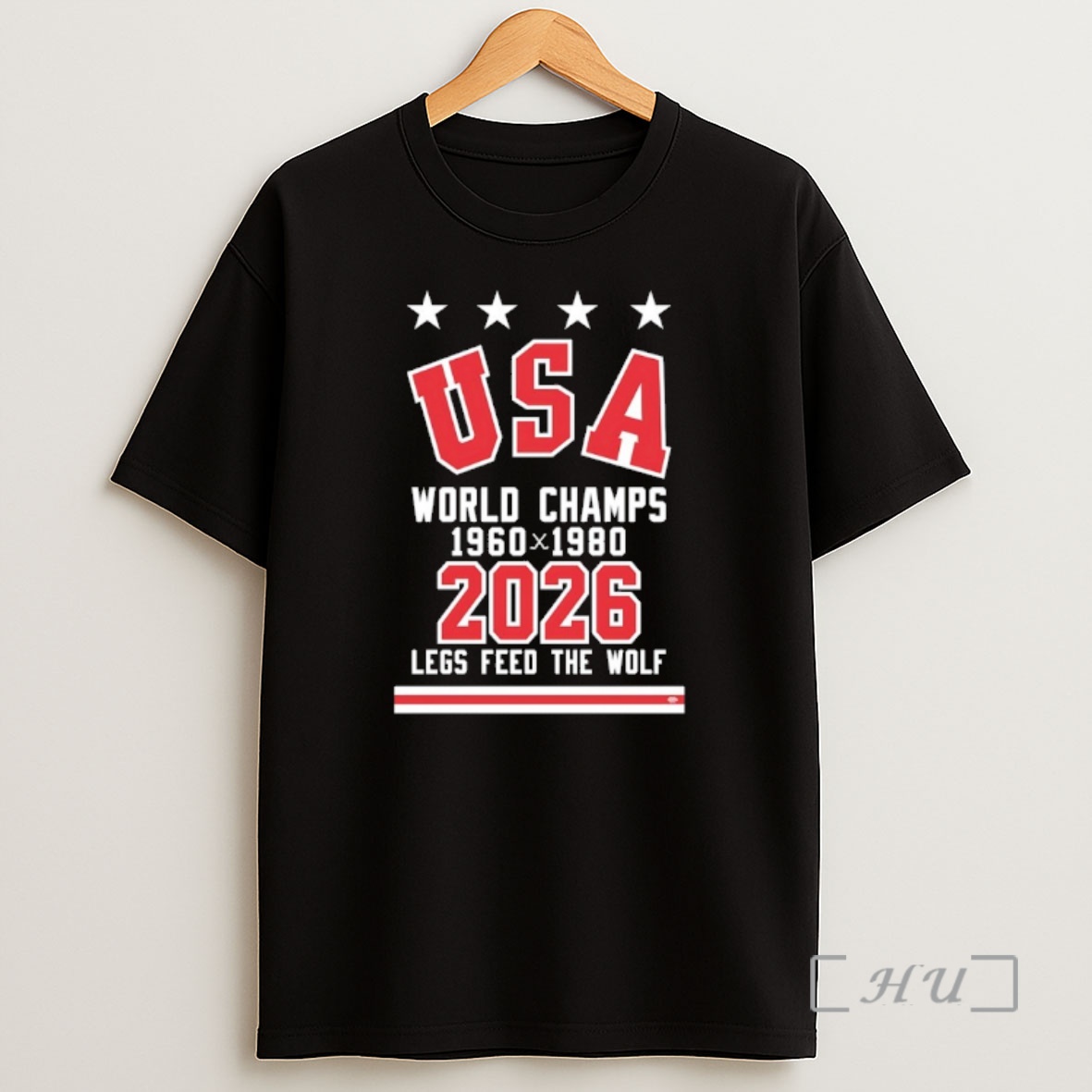 Officials Usa Hockey World Champs 1960 1980 2026 Legs Feed The Wolf Shirt Sweatshirt Tee