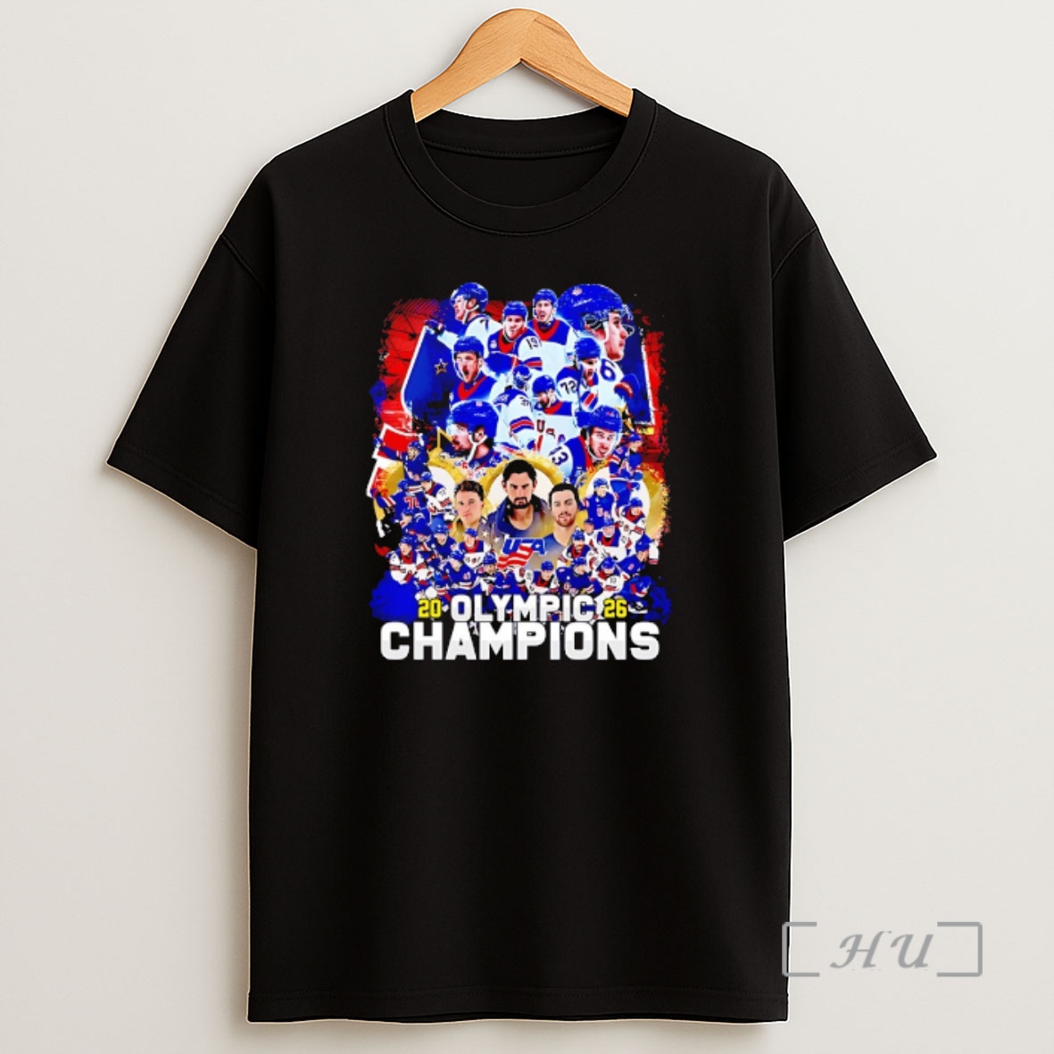 Officials Usa Ice Hockey Team Champions Winter Olympics At Milano Cortina Italia 2026 Graphic Shirt Sweatshirt Tee