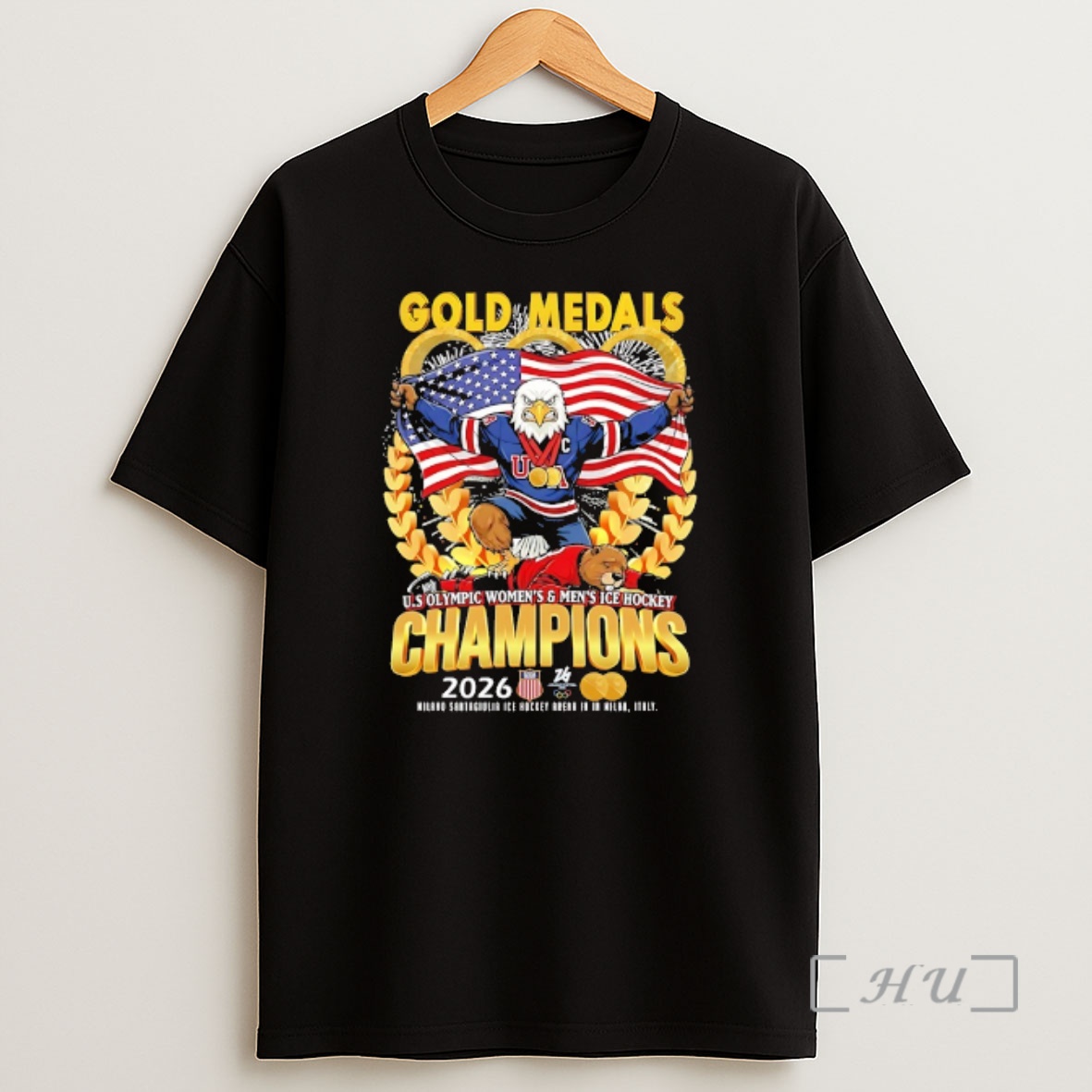 Officials Usa Beat Canada At Winter Olympics Womens And Mens Ice Hockey Champions 2026 Gold Medals Shirt Sweatshirt Tee