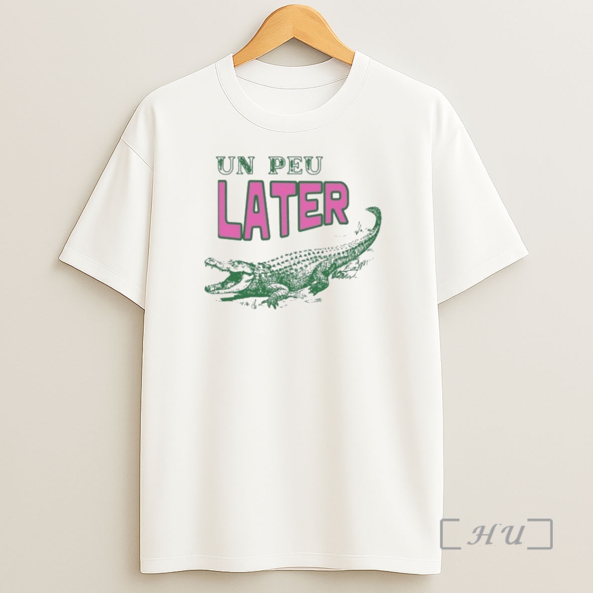 Officials Un Peu Later Alligator French Shirt Sweatshirt Tee