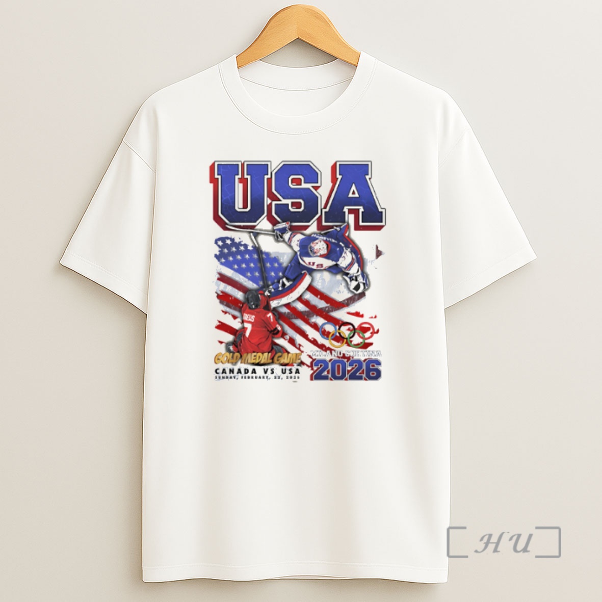 Officials Usa Hockey Gold Medal Dame Milano Cortina 2026 Paint Shirt Sweatshirt Tee