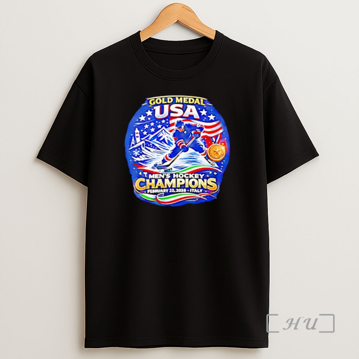 Officials Usa Mens Hockey Gold Medal Champions 2026 Shirt Sweatshirt Tee