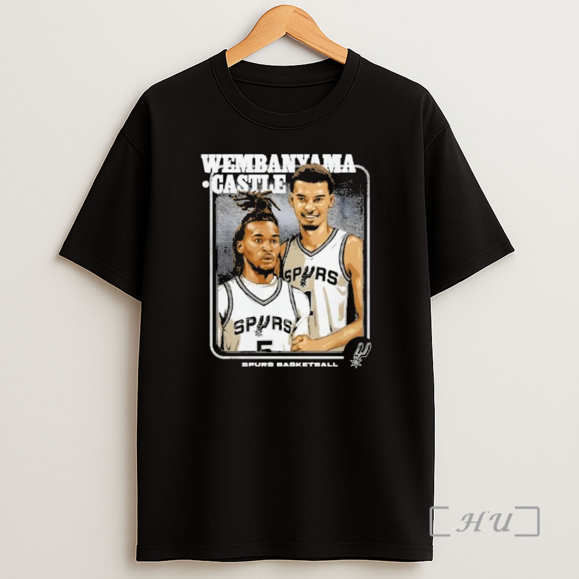 Officials Victor Wembanyama And Stephon Castle San Antonio Spurs Step Brothers Basketball Shirt Sweatshirt Tee