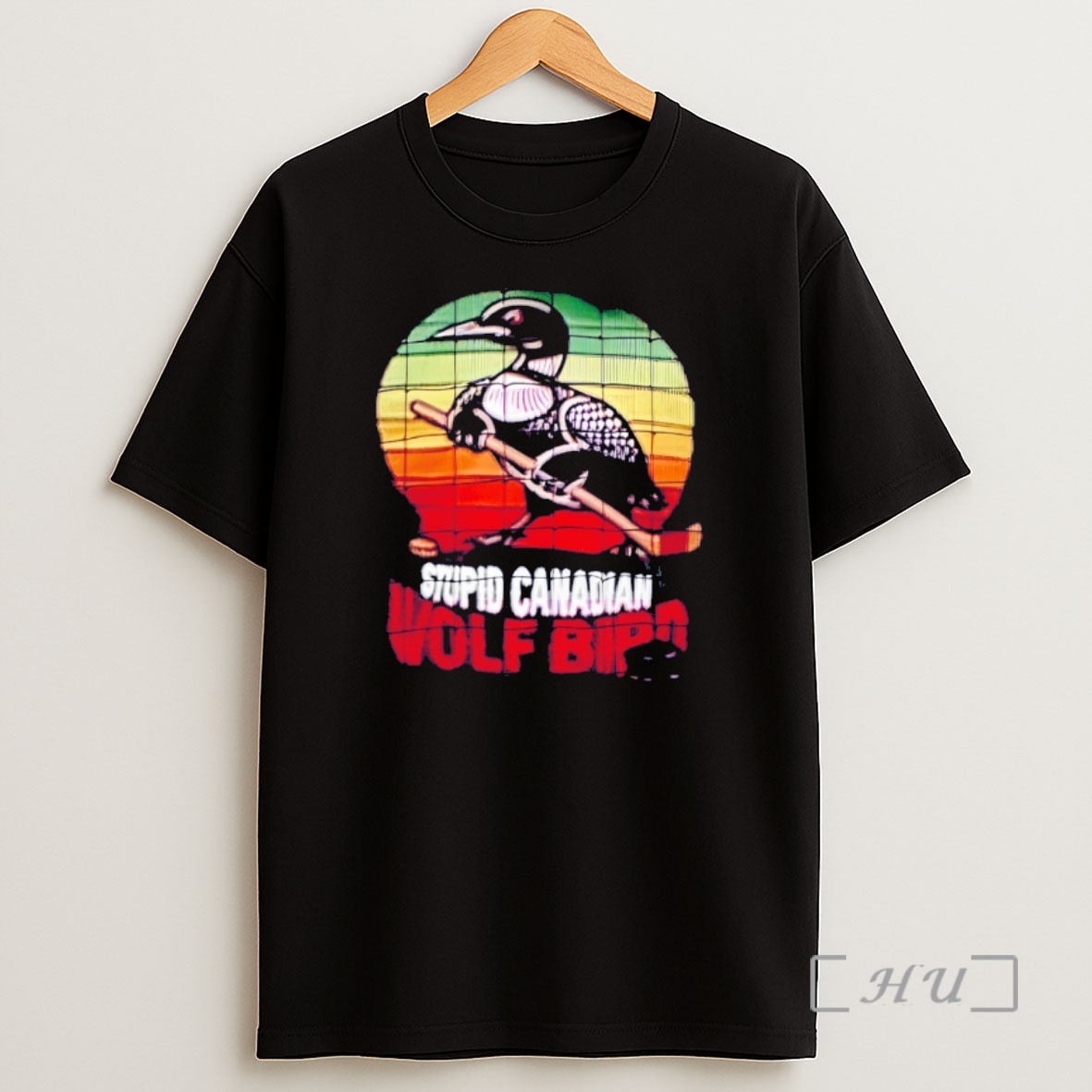 Officials Vintage Heated Rivalry Stupid Canadian Wolf Bird Cottage Shirt Sweatshirt Tee