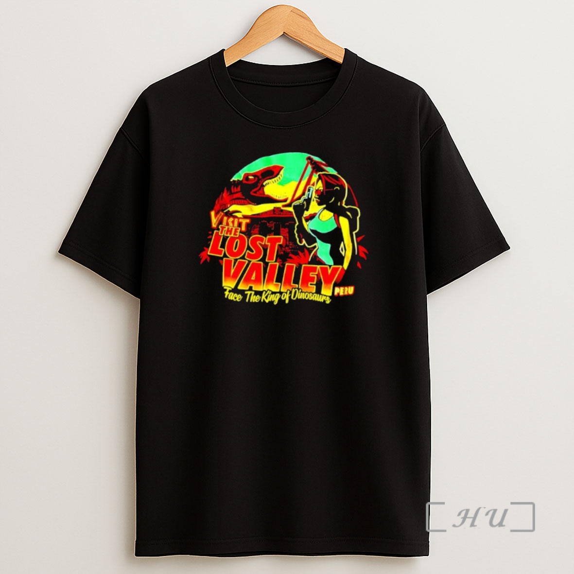 Officials Visit The Lost Valley Peru Face The King Of Dinosaurs Graphic Shirt Sweatshirt Tee