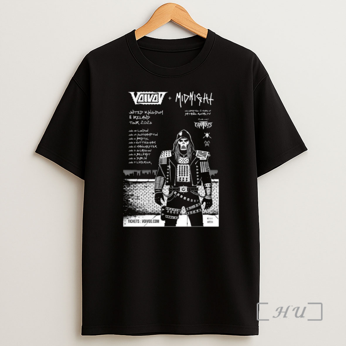 Officials Voivod 2026 Uk And European Tour Shirt Sweatshirt Tee