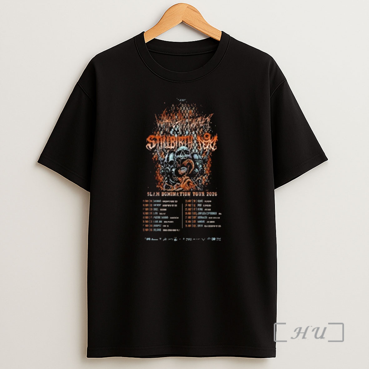 Officials Waking The Cadaver Slam Domination Tour 2026 Shirt Sweatshirt Tee