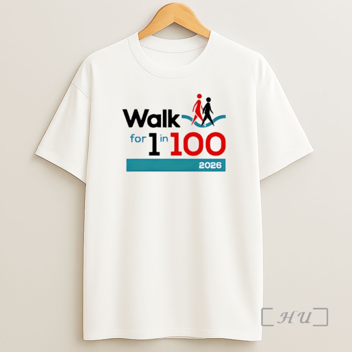 Officials Walk For 1 In 100 2026 Event Awareness Campaign Shirt Sweatshirt Tee