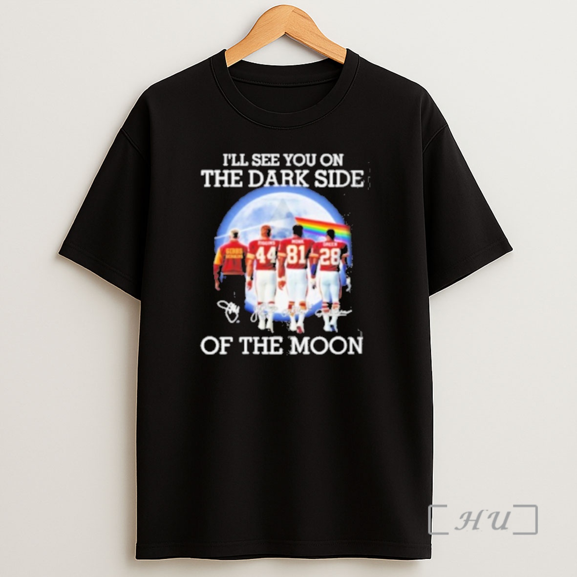 Officials Washington Redskins Coach And Players Ill See You On The Dark Side Of The Moon Signature Shirt Sweatshirt Tee