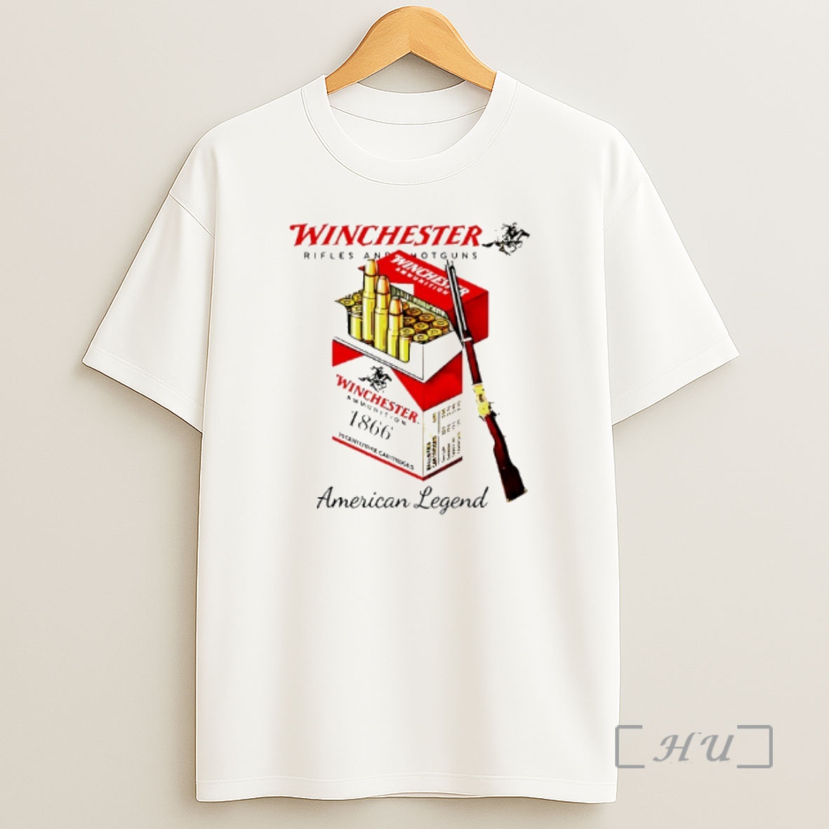 Officials Winchester American Legend 1866 Ammo Box Graphic Shirt Sweatshirt Tee
