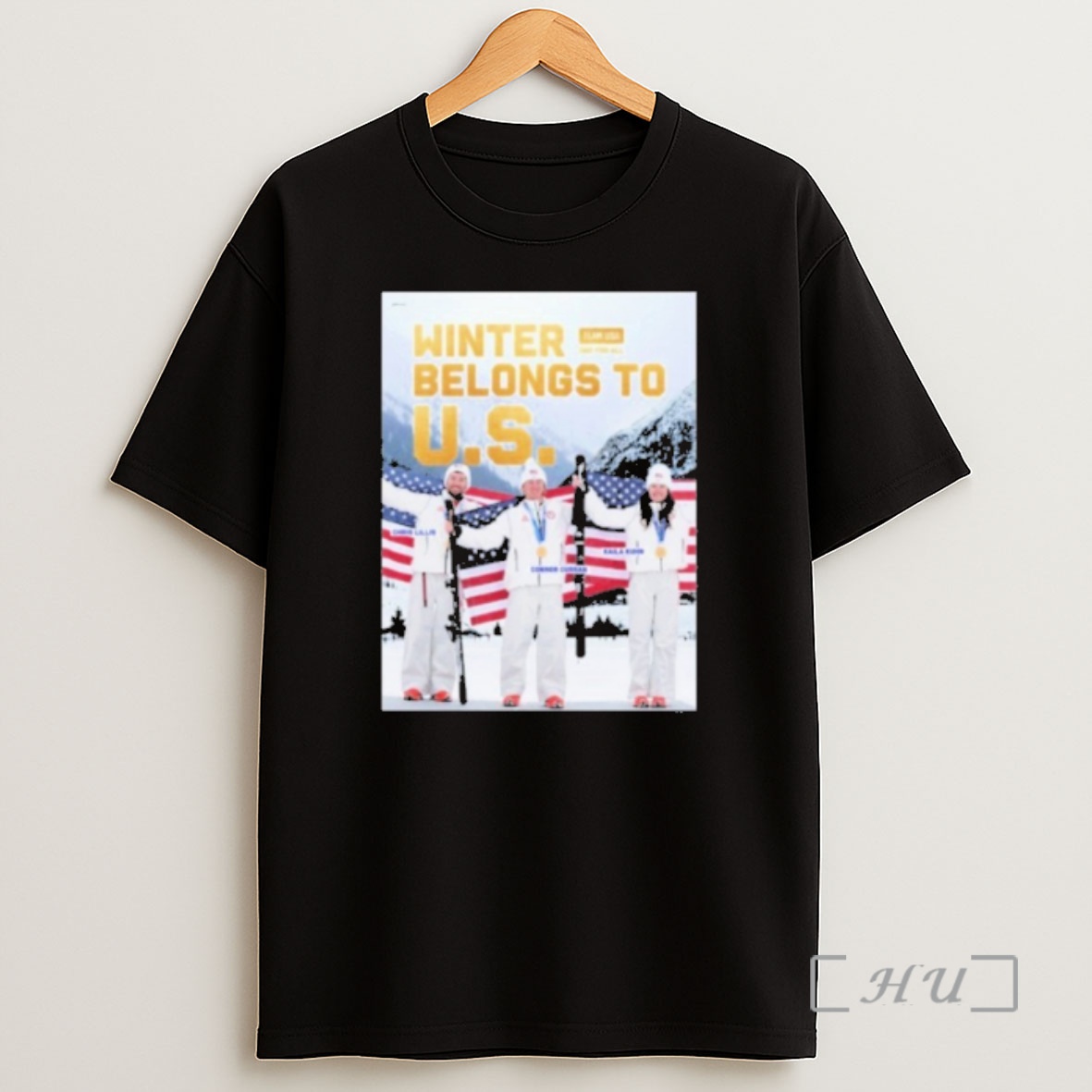 Officials Winter Belongs To Us Team Usa One For All Chris Lillis Connor Curran And Kaila Kuhn Shirt Sweatshirt Tee