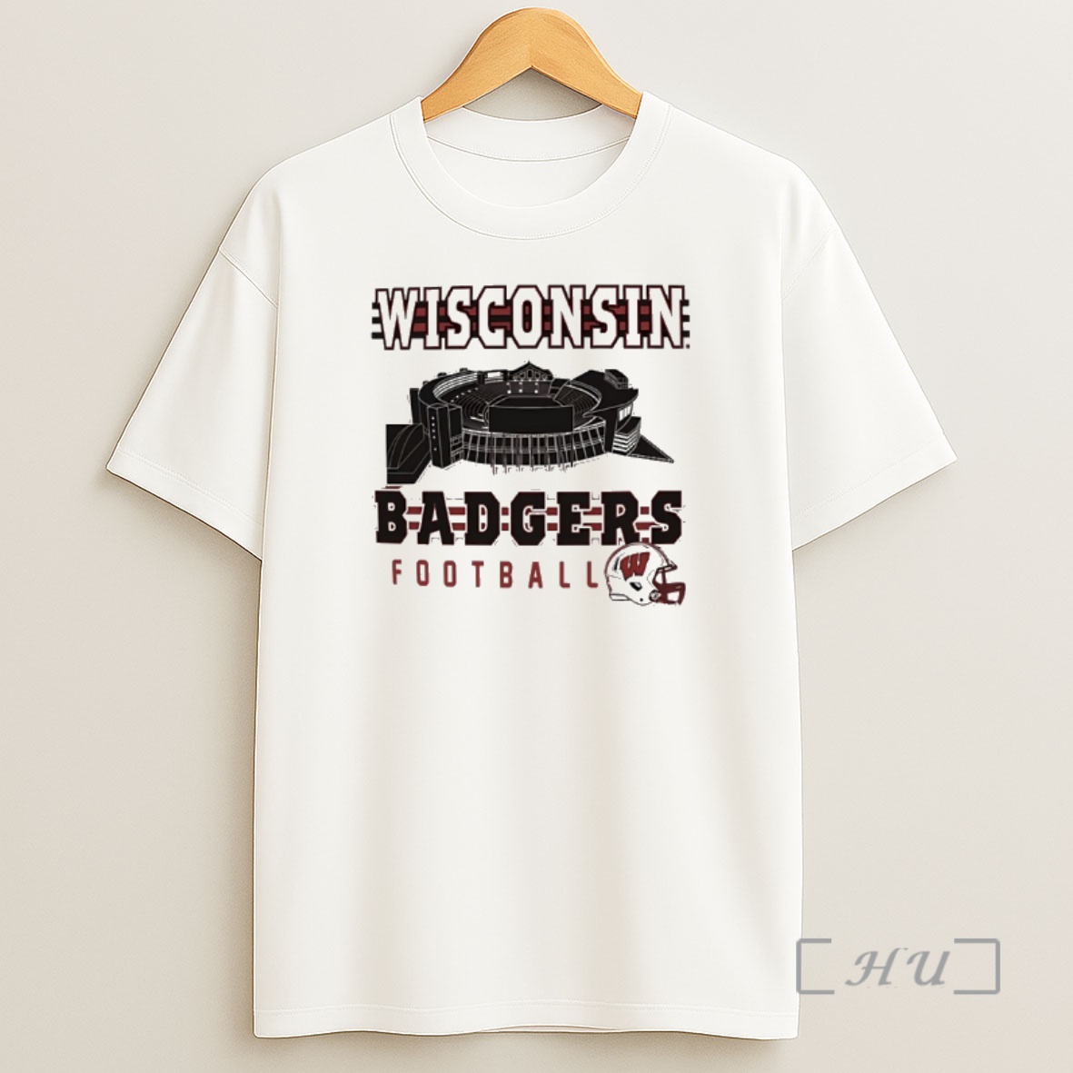 Officials Wisconsin Badgers Camp Randall Stadium Helmet Shirt Sweatshirt Tee