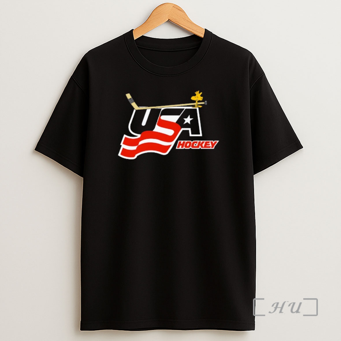 Officials Woodstock Holding Hockey Stick Usa Hockey Shirt Sweatshirt Tee
