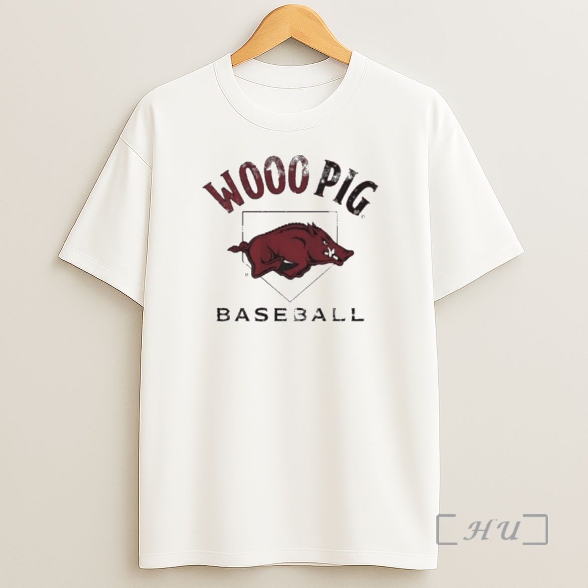 Officials Wooo Pig Arkansas Baseball Home Plate Shirt Sweatshirt Tee