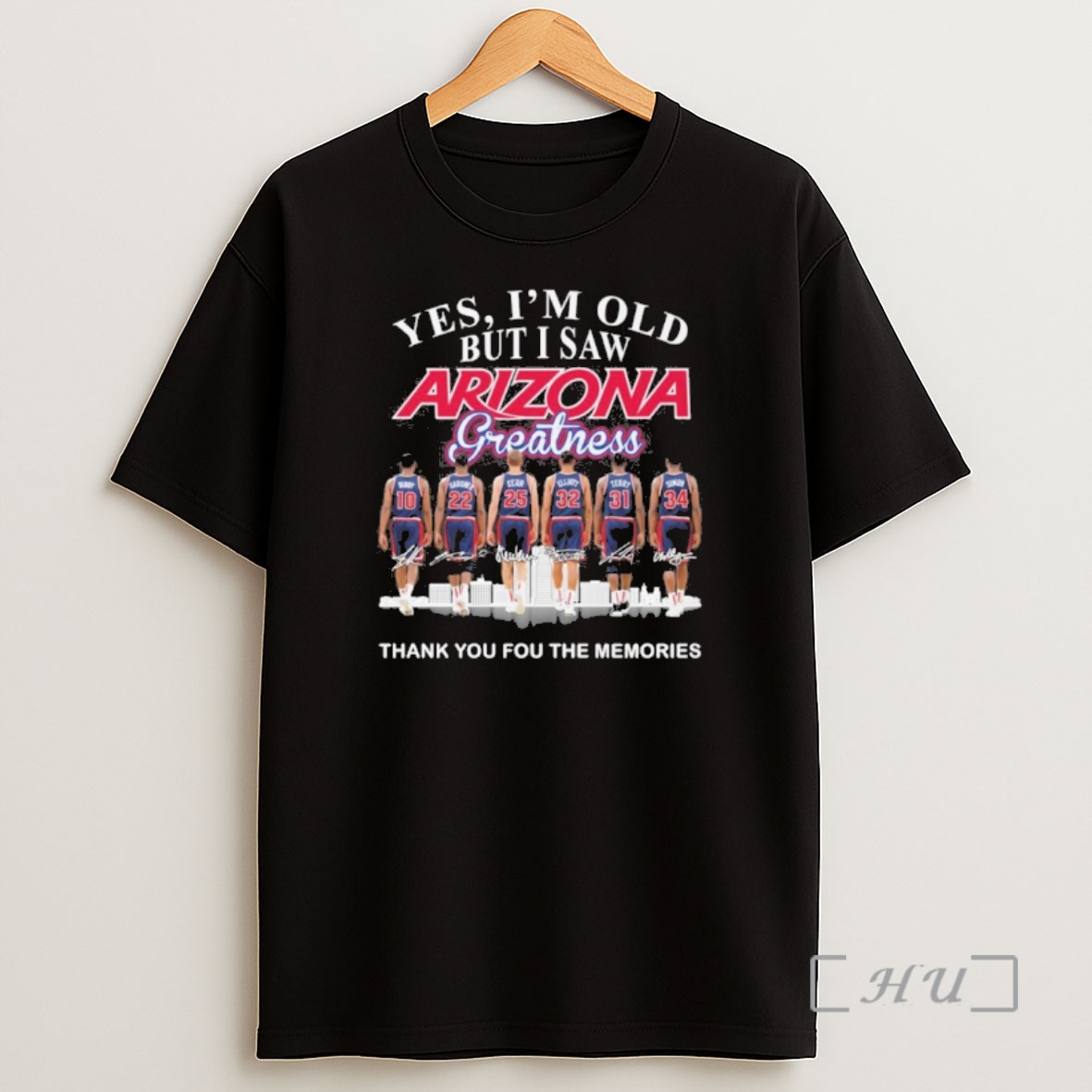 Officials Yes Im Old But I Saw Arizona Wildcats Basketball Greatness Shirt Sweatshirt Tee