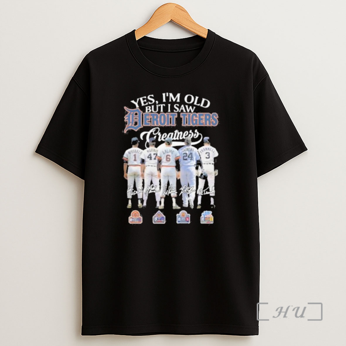Officials Yes Im Old But I Saw Detroit Tigers Legends Greatness Shirt Sweatshirt Tee