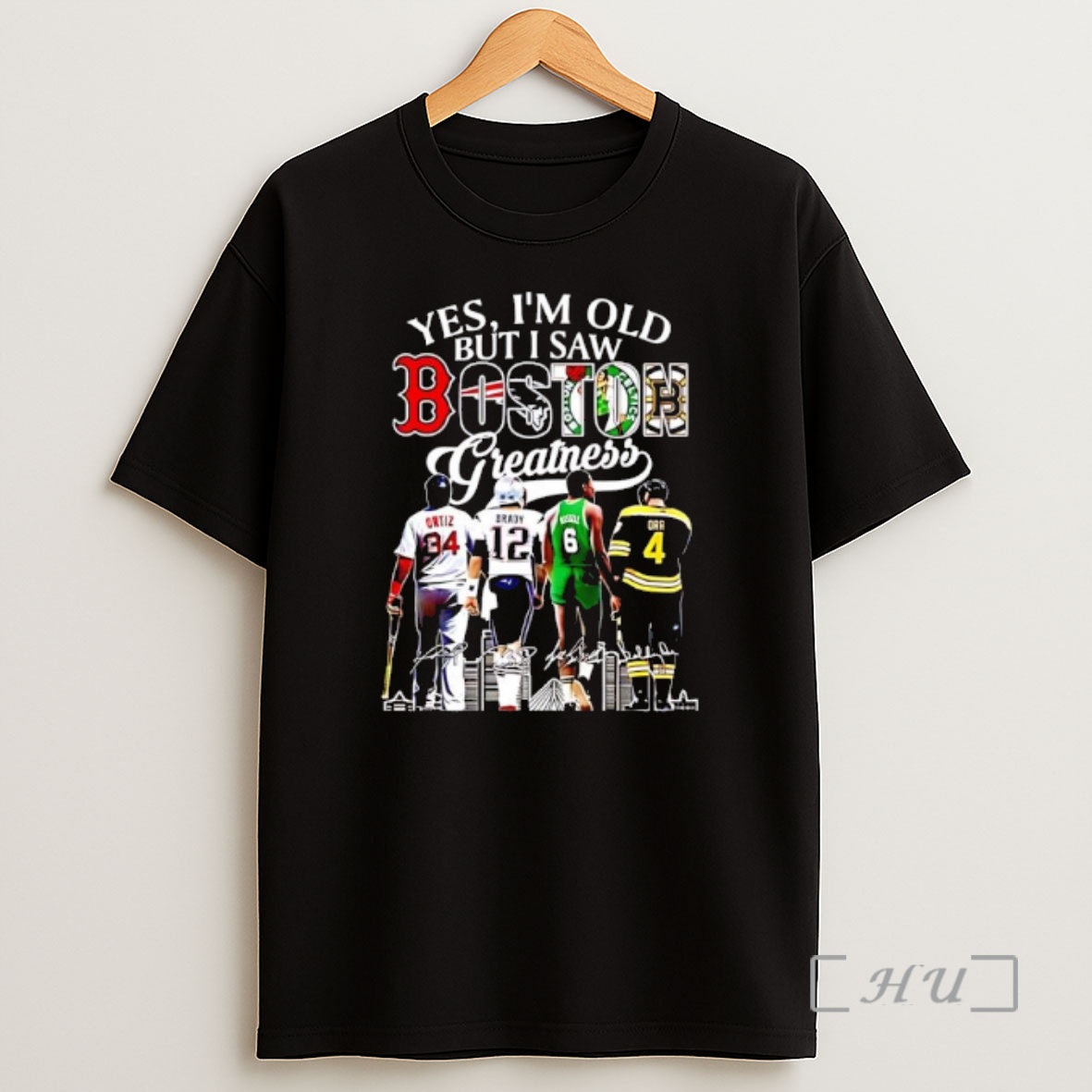 Officials Yes Im Old But I Saw Boston Greatness Red Sox X Patriots X Celtics X Bruins Players Signature Shirt Sweatshirt Tee