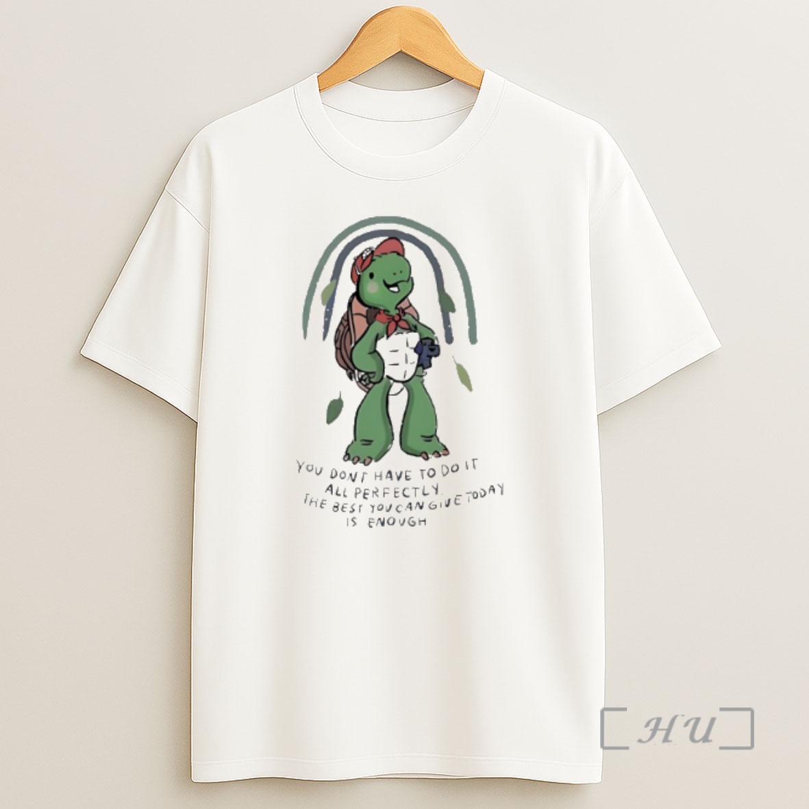 Officials You Dont Have To Do It All Perfectly Turtle Rainbow Shirt Sweatshirt Tee