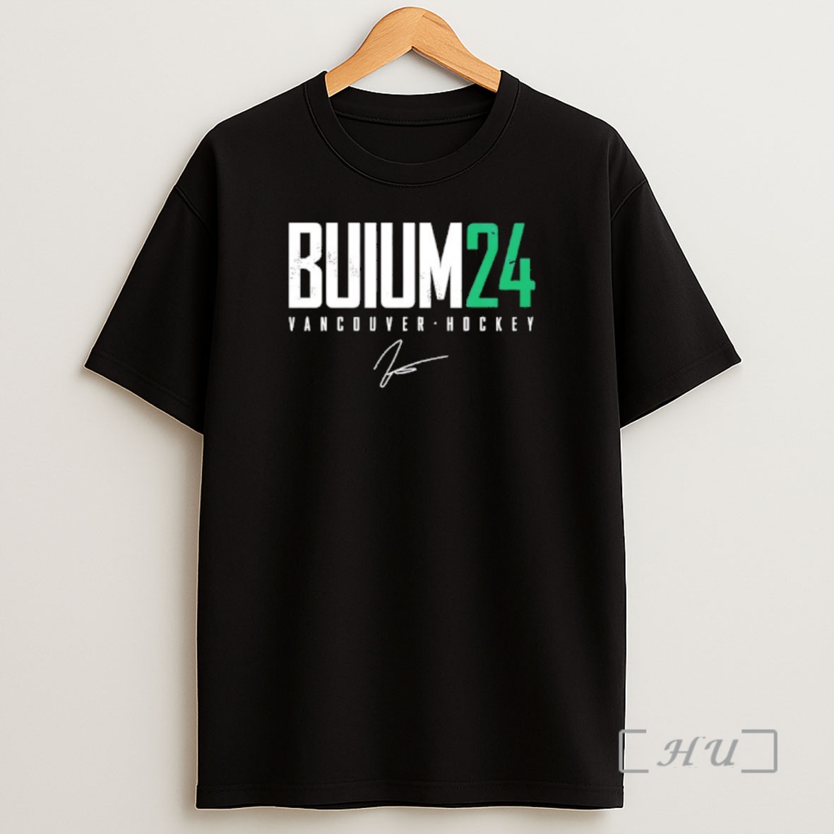 Officials Zeev Buium Vancouver Hockey Elite Number 24 Signature Shirt Sweatshirt Tee