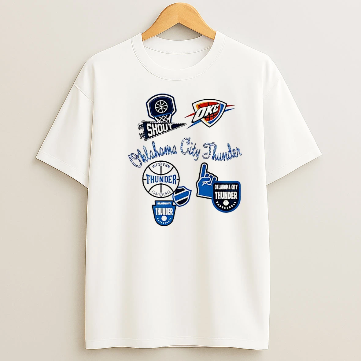 Oklahoma City Thunder Shout Western Conference Shirts