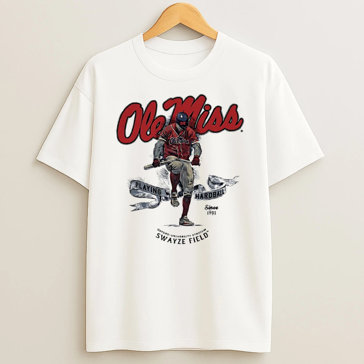 Ole Miss Playing Hardball Hero Shirts