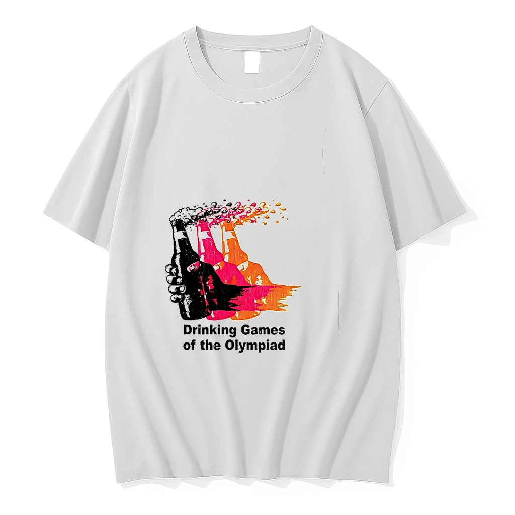 Olympiad Drinking Games Of The Olympiad Hand Holding Beer Bottle Woman Shirts