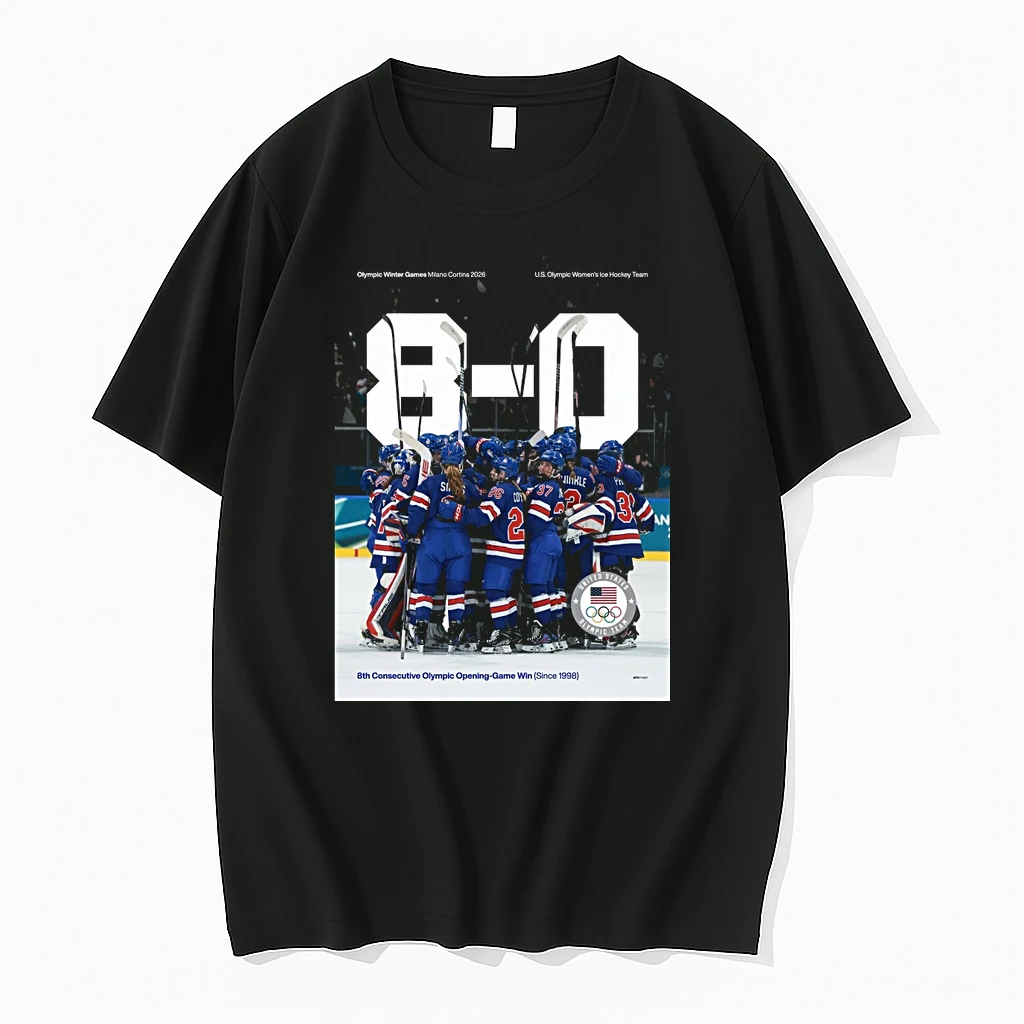 Olympic Winter Games Milano Cortina 2026 Us Olympic Womens Ice Hockey Team 8 0 Shirts