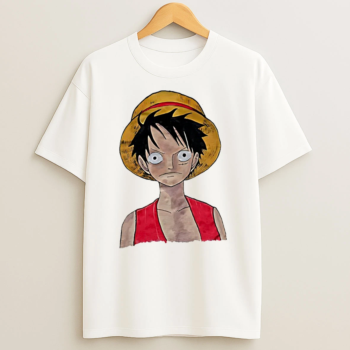 One Piece Monkey D Luffy Paint Shirts