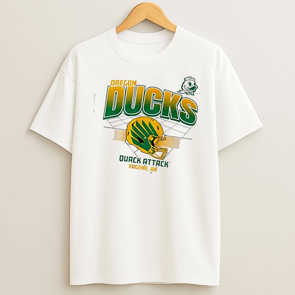 Oregon Ducks Quack Attack Eugene Or Football Helmet Shirts