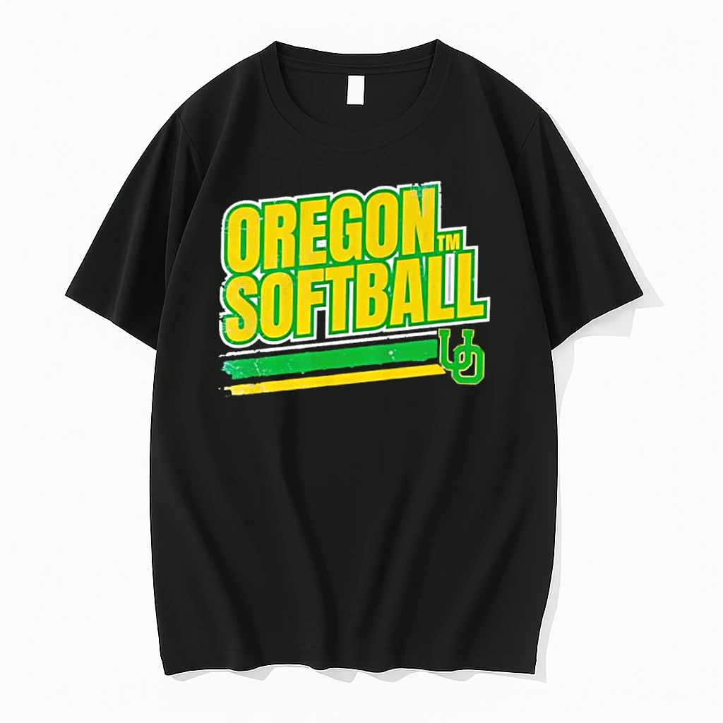 Oregon Softball Uo Logo Graphic Sports Shirts