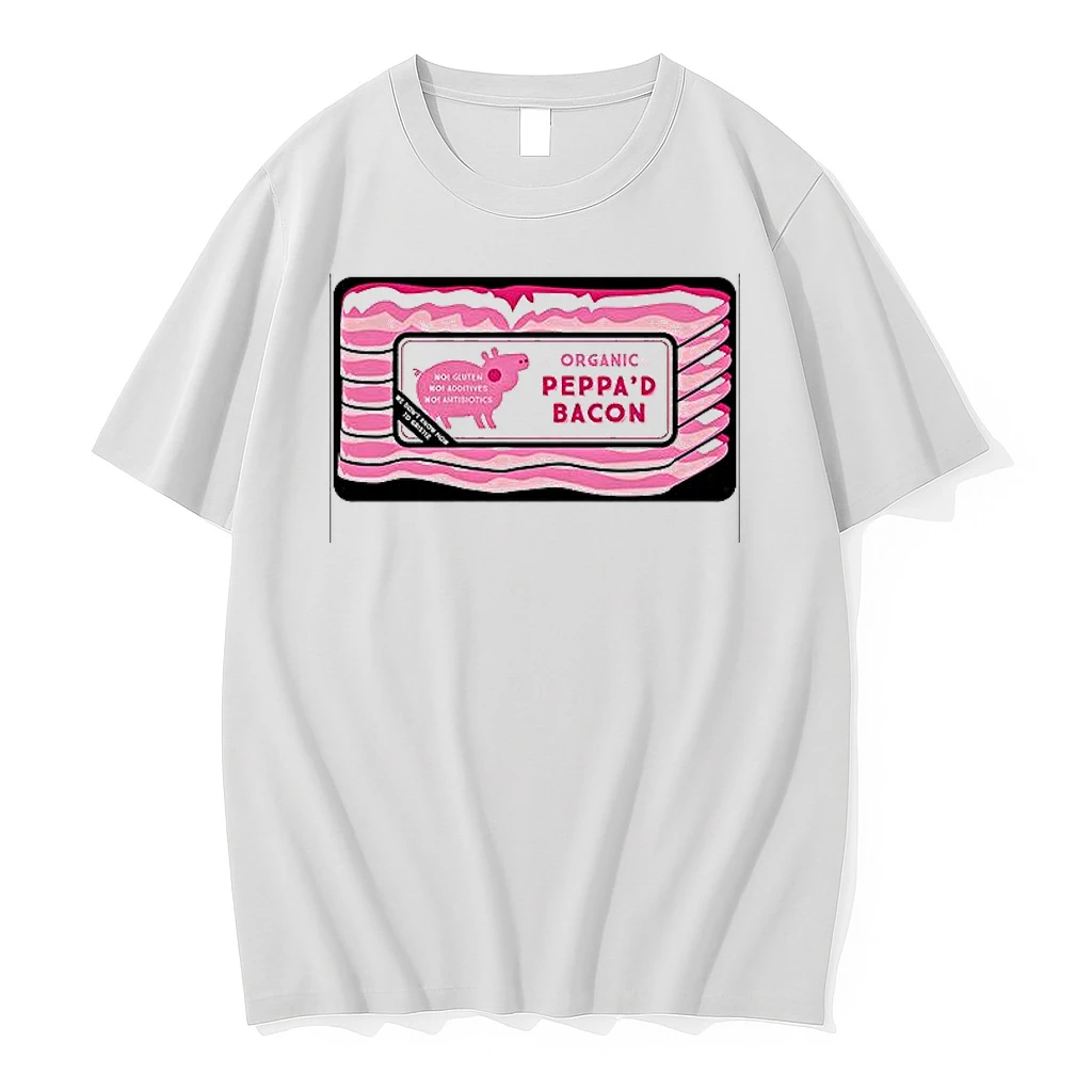 Organic Peppad Bacon We Dont Know How To Gristle Logo Woman Shirts