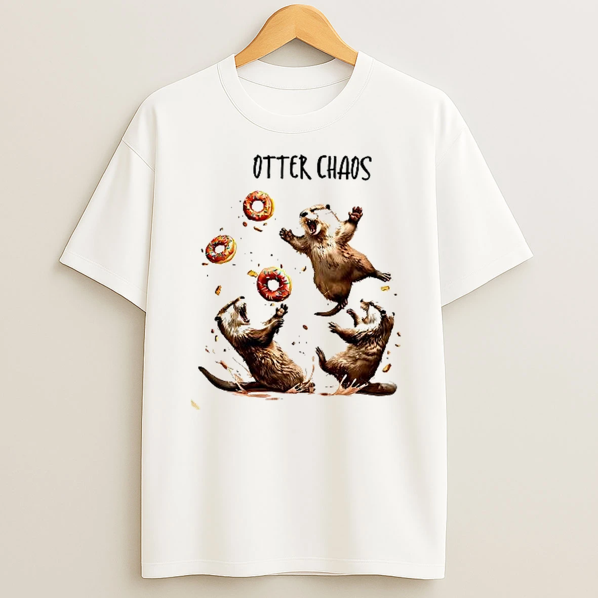 Otter Chaos Donut Woman Shirts