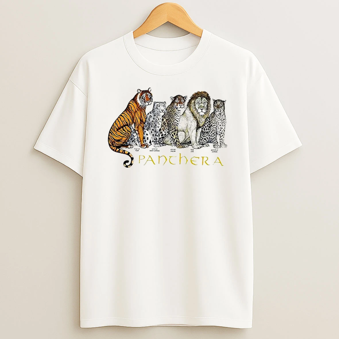 Panthera Adult Natural Felidae Graphic Woman Shirts