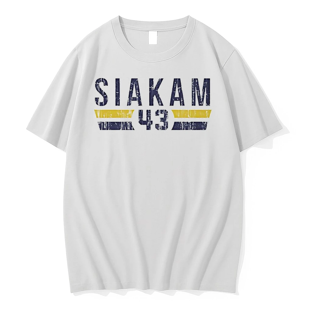 Pascal Siakam 43 Indiana Pacers Basketball Name And Number Shirts